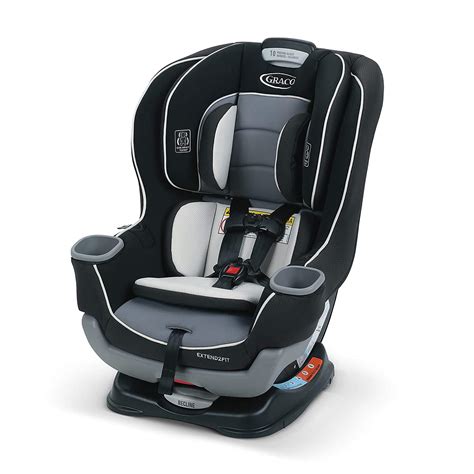 Graco Extend2Fit Convertible Car Seat, Ride Rear Facing Longer with Extend2Fit, Gotham 2-in-1 ...