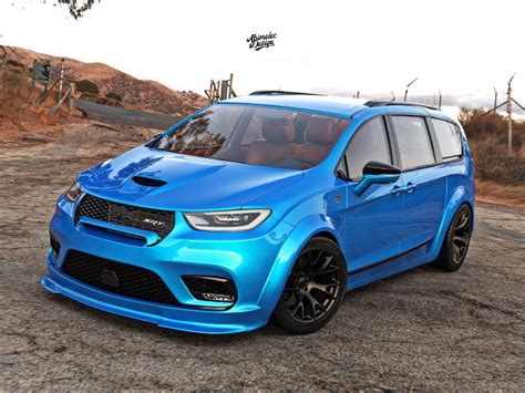 Chrysler Hellcat Pacifica Is Digitally Back for a Full 3D Shot at 707-HP Glory - autoevolution