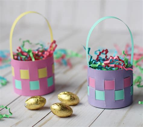 Cute Mini Paper Easter Basket Tutorial – EssyJae.com