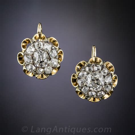 Victorian Diamond Earrings