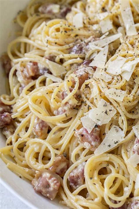 Easy and Delicious Carbonara Recipe - Sugar and Charm