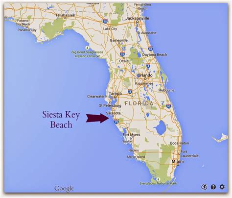 Map of siesta key florida - odOlfe