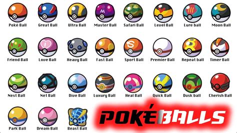 ALL POKÉBALLS (50k special) - YouTube