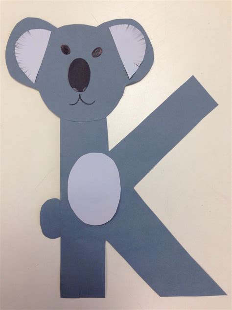 K for koala Preschool k crafts Children k crafts Alphabet crafts | Letter k crafts, Alphabet ...