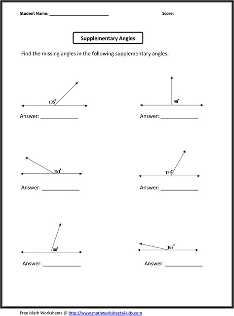 6th Grade Math Worksheets | Math worksheets, Geometry worksheets, Printable math worksheets