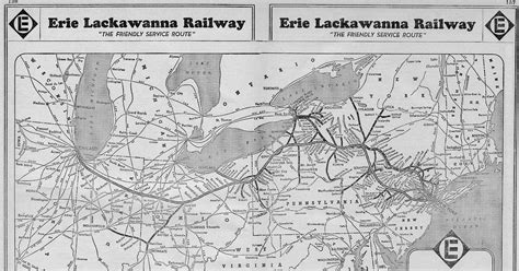 Erie Lackawanna Railroad Map | Living Room Design 2020