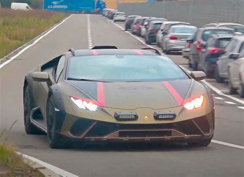 Lamborghini Huracan Sterrato Captured in the Wild for the First Time - The Flighter