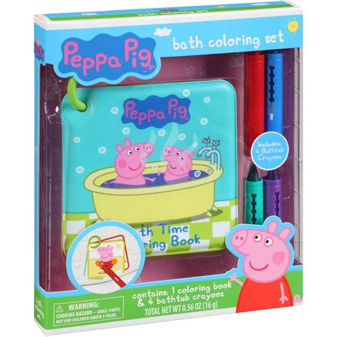 Peppa Pig Bath Coloring Gift Set, 5 pc - Walmart.com - Walmart.com