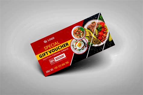 Food-Restaurant Gift Voucher Template | Gift certificate template, Certificate templates ...