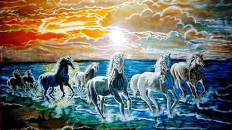 7 Running Horses Painting at PaintingValley.com | Explore collection of 7 Running Horses Painting