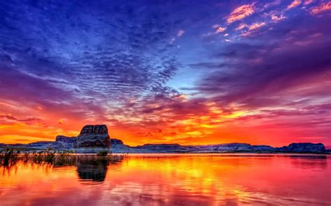 Sunset At The Lake Wallpapers - Wallpaper Cave