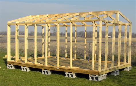 Shed Roof Framing Plan