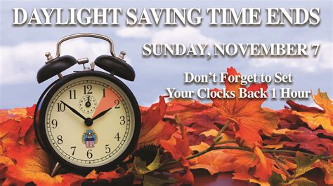 Daylight saving time: Fall back this Sunday > Hill Air Force Base > Article Display