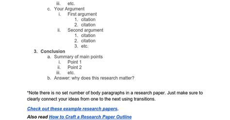 Esse for You: Paper outline template google docs