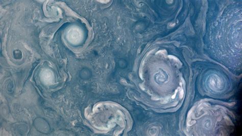 Juno reveals mesmerizing storms at Jupiter's north pole | Space