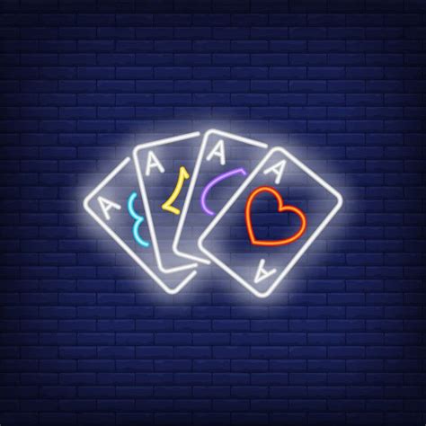 Four aces neon sign Free Vector | Free Vector #Freepik #vector #freelogo #freebanner #freeposter ...