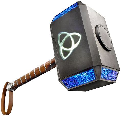 Marvel Thor Marvel Legends Thor Mjolnir Electronic Hammer 11 Prop Replica Hasbro Toys - ToyWiz