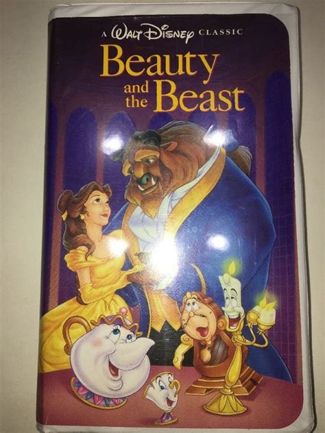 Beauty And The Beast VHS Tape 1992 Walt Disney's Black Diamond Classic-1325 RARE