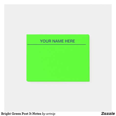 Bright Green Post It Notes | Zazzle | Post it notes, Teachers toolbox, Envelope labels