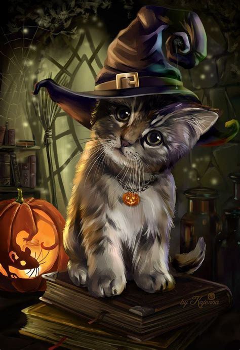 Halloween Cat Wallpapers - Top Free Halloween Cat Backgrounds - WallpaperAccess