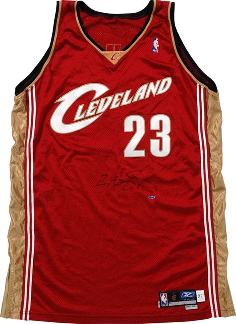 LeBron James 2004 -2005 Signed Cleveland Cavaliers Game Used Jersey