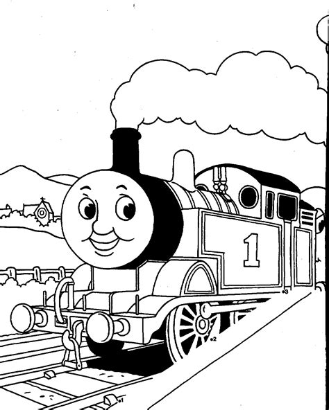 Free Printable Thomas The Train Coloring Pages - Printable Word Searches