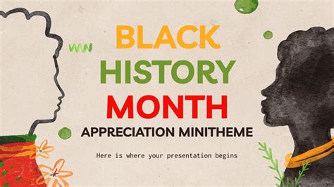 Black History Month Appreciation Minitheme | Google Slides