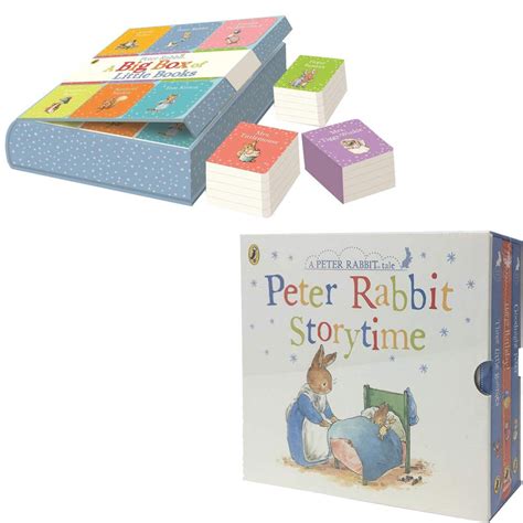 Peter Rabbit: A Big Box Of Little Books [Hardcover] & Peter Rabbit Story Time 5 Books Collection ...