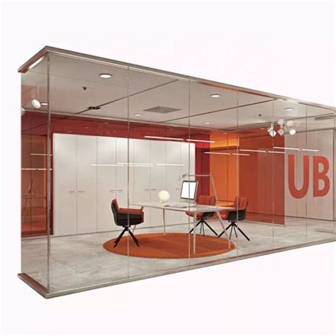 Aluminium Frameless Glass Office Partition