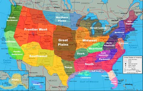 Regions of the United States : MapPorn