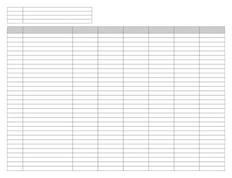 Blank Excel Spreadsheet Templates Hq Template Documents - Riset