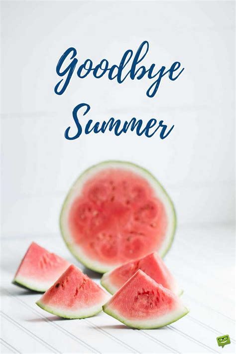 Goodbye, Summer | Farewell to the Hottest Season of the Year