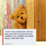 107 Adorable Teddy bear quotes For your love | with Images