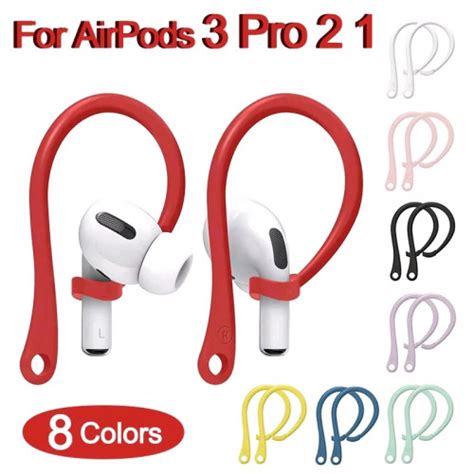 New Silicone Ear Hooks for Apple AirPods pro Accessories Anti-fall Bluetooth Earphone for ...