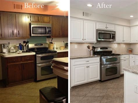 Before After Kitchen Cabinet Refacing