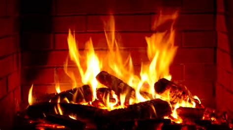 Fireplace Virtual Background