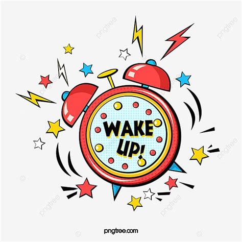 Waking Up Early Clipart Vector, Hand Drawn Pop Style Alarm Clock Wake Up, Clock Clipart, Alarm ...