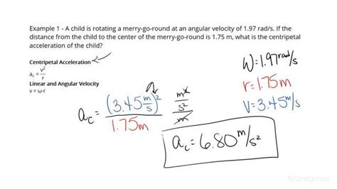 Calculating Centripetal Acceleration | Physics | Study.com