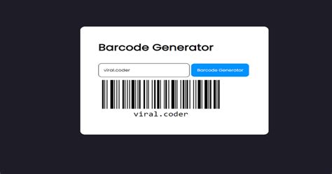 Barcode Generator