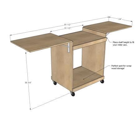 Table Saw Stand Plans - WoodWorking Projects & Plans