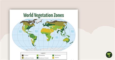 Biomes Map For Kids