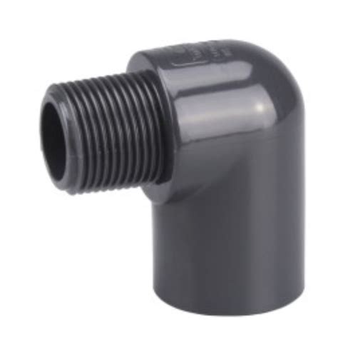 Sch80 Threaded PVC Pipe Fittings Male Elbow - China Elbow and Bend