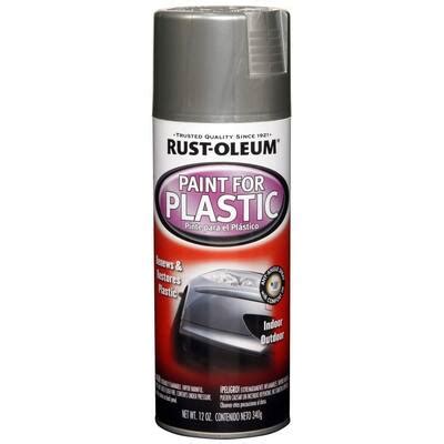 Rust-Oleum Automotive 12 oz. Universal Silver Paint for Plastic Spray Paint-257389 - The Home Depot