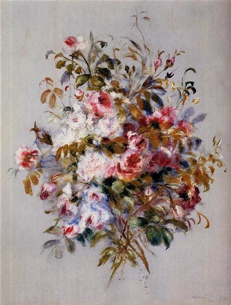 A Bouquet of Roses, 1879 - Pierre-Auguste Renoir - WikiArt.org