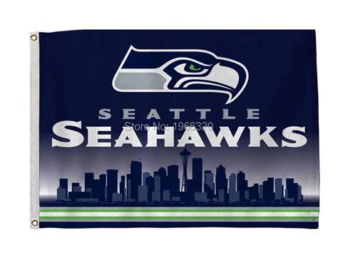 Seattle Seahawks City Logo Flag 3X5-in Flags, Banners & Accessories from Home & Garden on ...