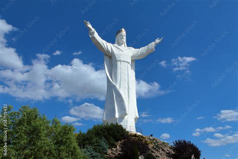 statue of jesus christ king Stock Photo | Adobe Stock