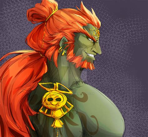 Hot Ganondorf portrait [Tears of the Kingdom] by ColorsPaint15 on DeviantArt