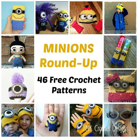 TMK crochet: Free Crochet Pattern Round-Up: Minions