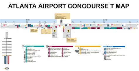 Atlanta Airport Map - Guide to ATL Terminals & Concourses