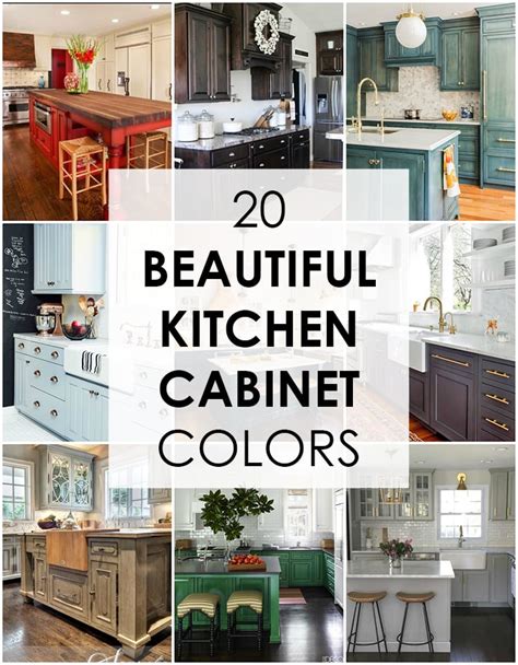 Kitchen Cabinet And Wall Color Ideas